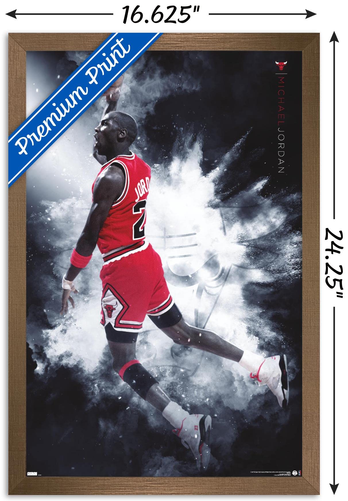 Amazon.com: Michael Jordan - Burst Wall Poster, 22.4L